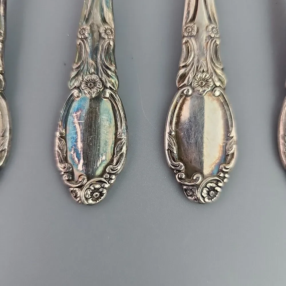 Vintage Wm. A. Rogers Oneida Ltd Forks 1957 Chatelaine Flatware 5 Pc.